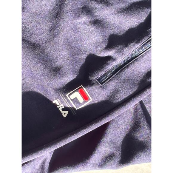 FILA Track Pants Jogger Style Logo Drawstring Navy Blue Men's M 38 inches Long - Picture 5 of 16